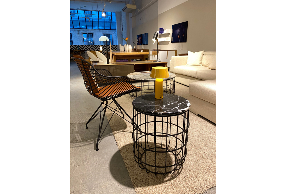 Zebra Chair, Violetta End Table  | Cite NYC