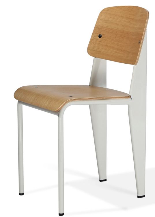 prouve_dining_chair_ _plywood_oak_natural_veneer_seat_back_ _white_frame_1_