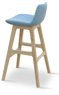 Show details for Pera Wood Bar Stool pera_wood_bar american_ash_camira_wool_ _smoke_blue_plymouth_ _cuz1r_ downxxx