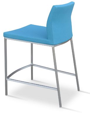 Show details for Pasha Chrome Bar Stool pasha_low_back counter_s_steels _camira_wool _turquaz_ iisini_ayni_sayfaya _birini_ustte_kucuk_koyabiliriz_1_xx