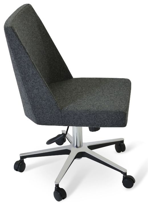 prisma_office_base_aluminium_24_inch camira_wool _dark_grey_silcoates_ _cuz30_1_ down