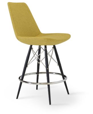 Show details for Eiffel MW Bar Stool eiffel_mw_counter _camira_amber _1_ down_1