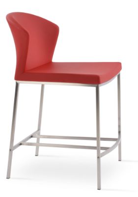 Show details for Capri Metal Bar Stool capri_counter_metalkk _low_back _ppm_red