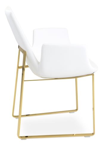Eiffel Arm Sled Dining Chair |Modern Luxury Furniture Store in Paramus, NJ