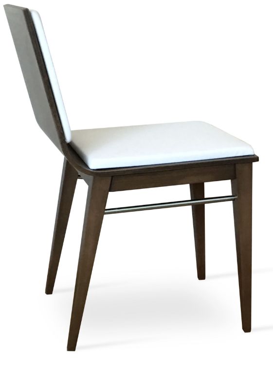 corona_dining_chair _plywood_seat_shell _base beech_wood_walnut_stain chrome_side_support _with_pad _ f_1_2
