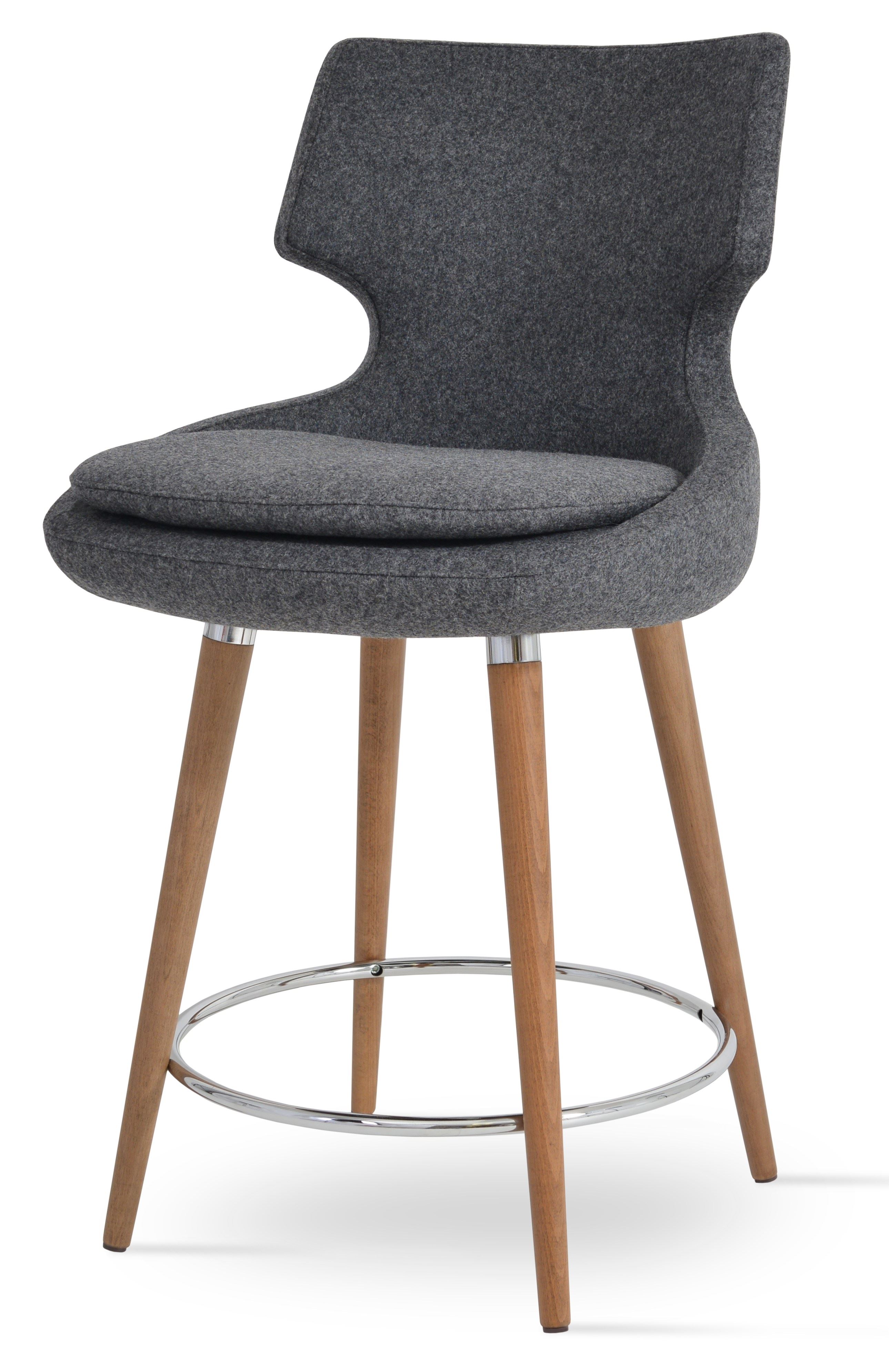 Patara DR Wood Stool |Modern Luxury Furniture Store in Paramus, NJ