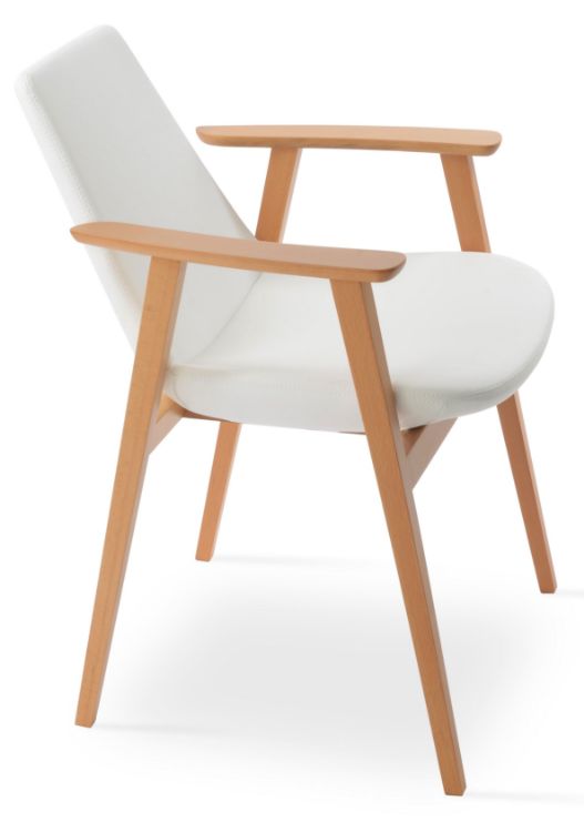 eiffel_gujjest_wood_arm_chair_beech_wood _natural_finish_ _ppm_white_ _1_