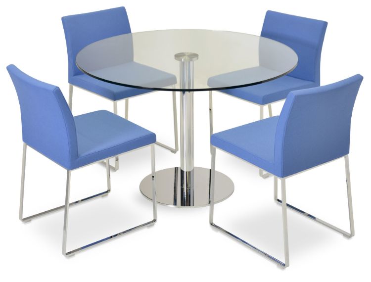 Picture of Aria Sled Chrome Dining Chair