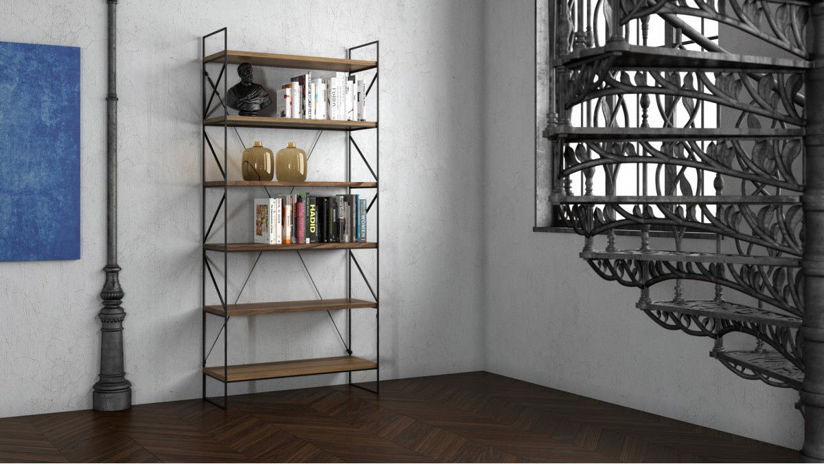 Metal Bookcase Modern Luxury Furniture Store in Paramus, NJ