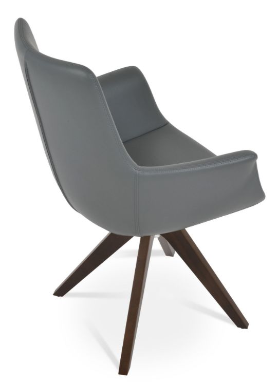 Picture of Bottega Pyramid Swivel HB Dining Chair