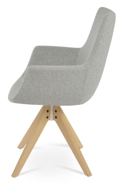 Picture of Bottega Pyramid Swivel HB Dining Chair
