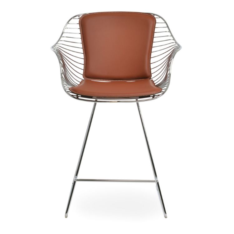 Picture of Zebra Wire Bar Stool