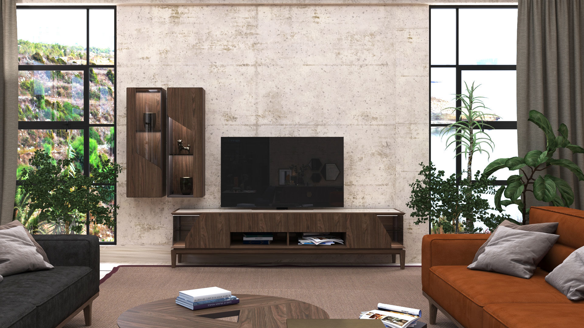 Zenit TV Unit |Modern Luxury Furniture Store in Paramus, NJ