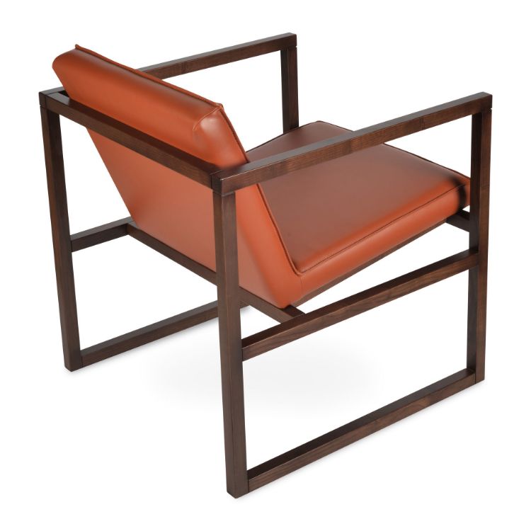 Picture of Cube Wood Lounge Chair 