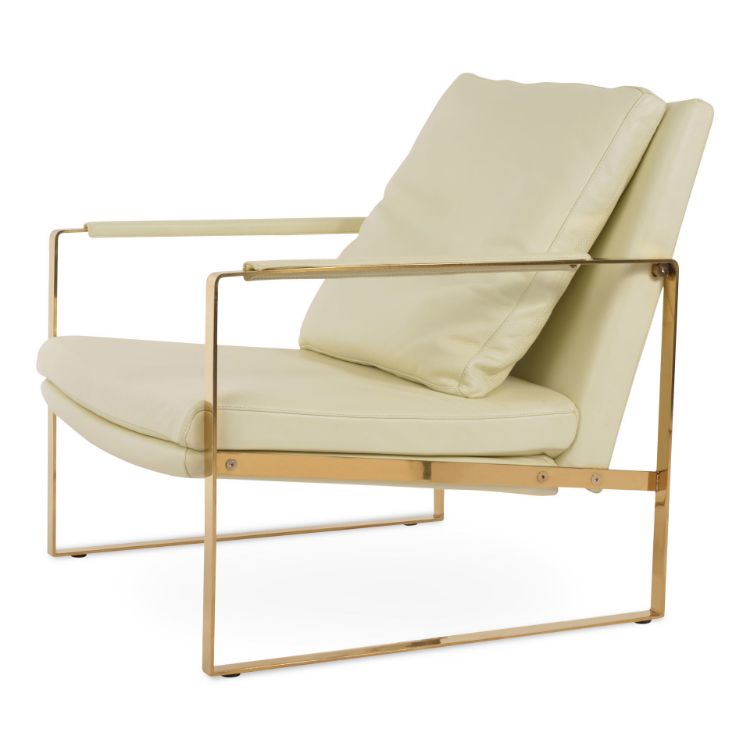 Picture of Zara Brass - Gold Lounge Chair