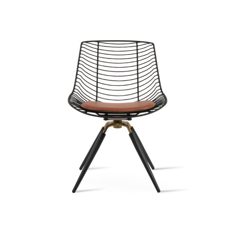 Picture of Tiger Carrot Swivel Dining Chair