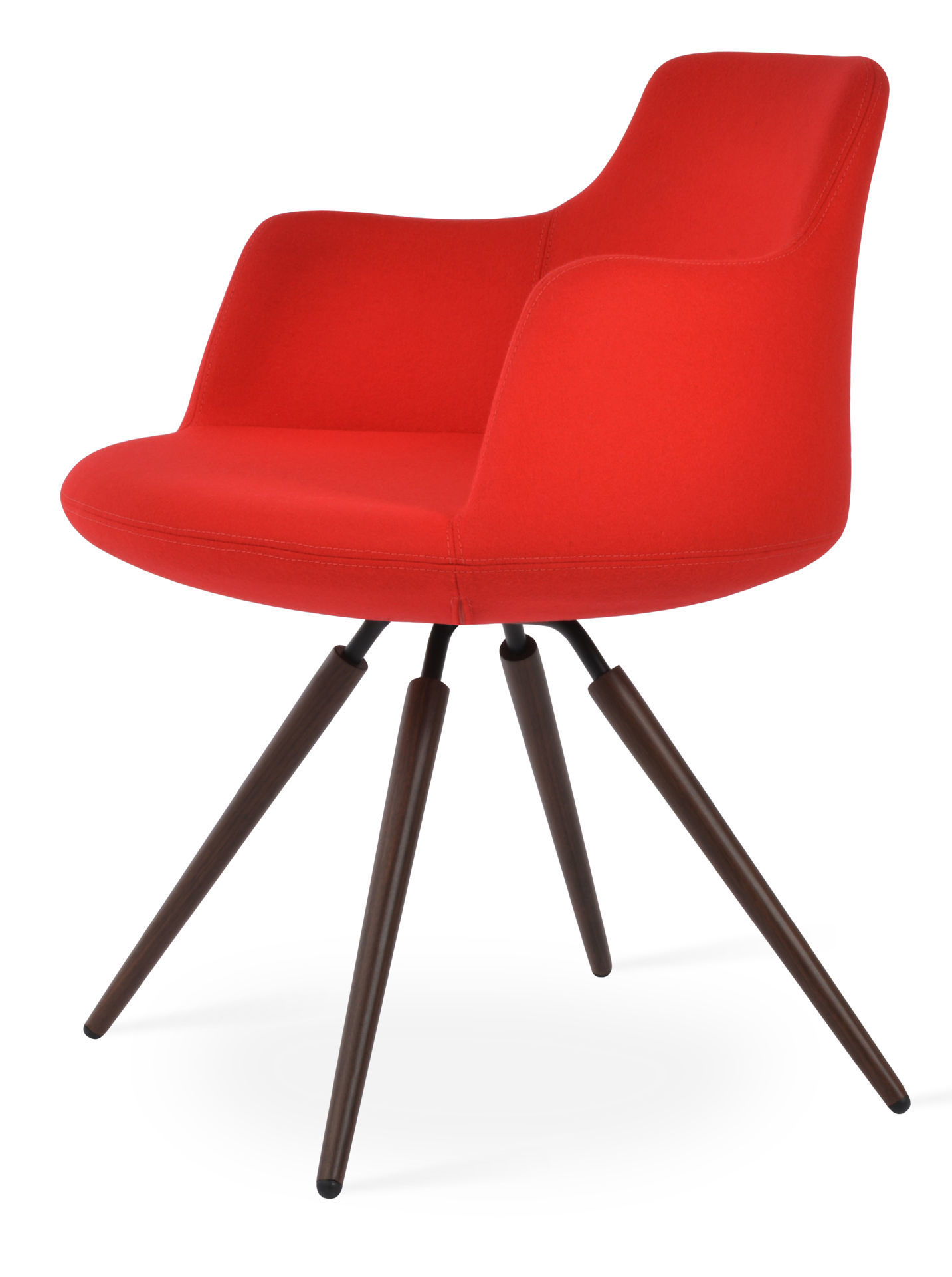 Dervish Carrot Swivel Dining Chair Modern Luxury Furniture Store in
