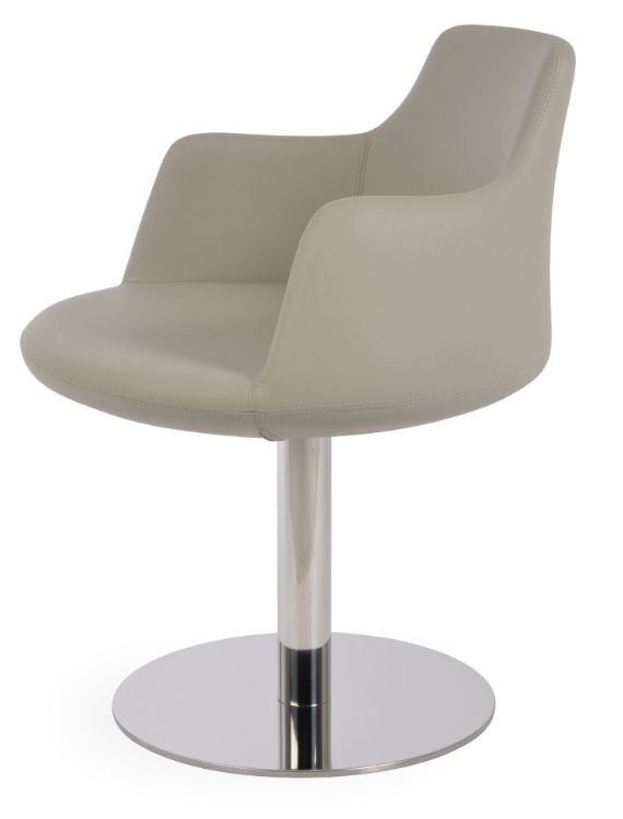 Picture of Dervish Round Swivel Dining Chair