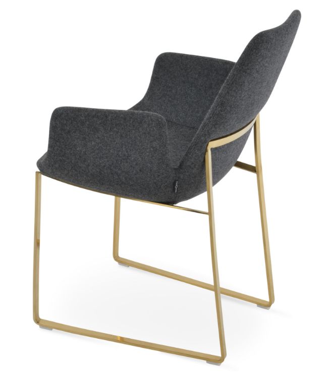 Picture of Eiffel Arm Sled Dining Chair
