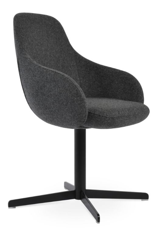 Picture of Gazel 4 Star Swivel Dining Chair