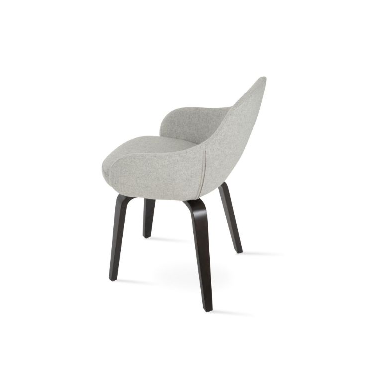 Picture of Gazel Arm Plywood Dining Chair
