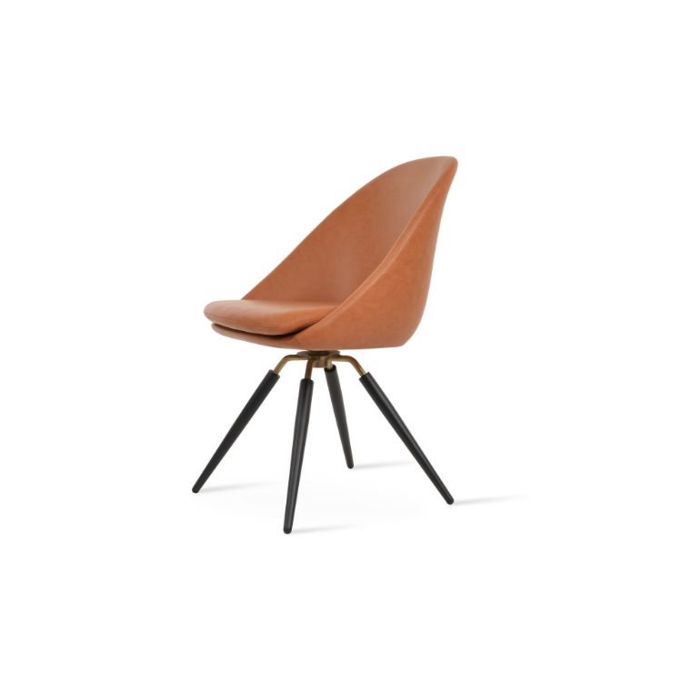 Picture of Avanos Carrot Swivel Dining Chair