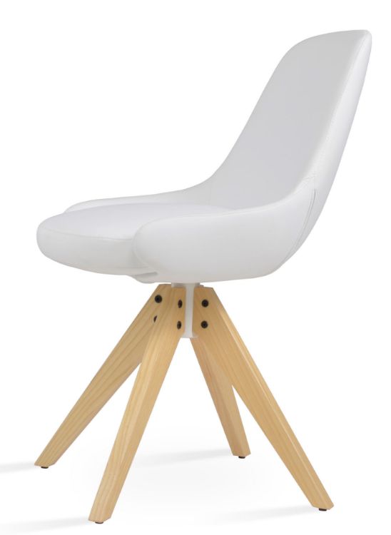 Picture of Gazel Pyramid Swivel Dining Chair