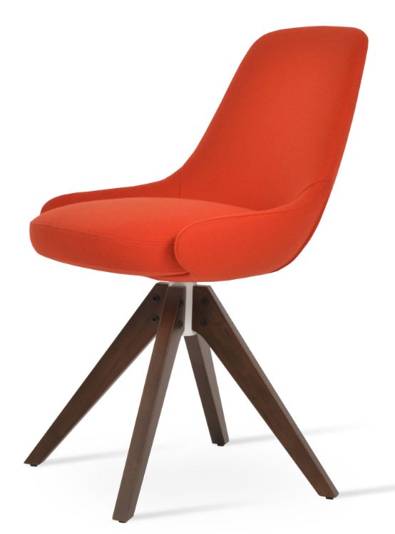 Picture of Gazel Pyramid Swivel Dining Chair