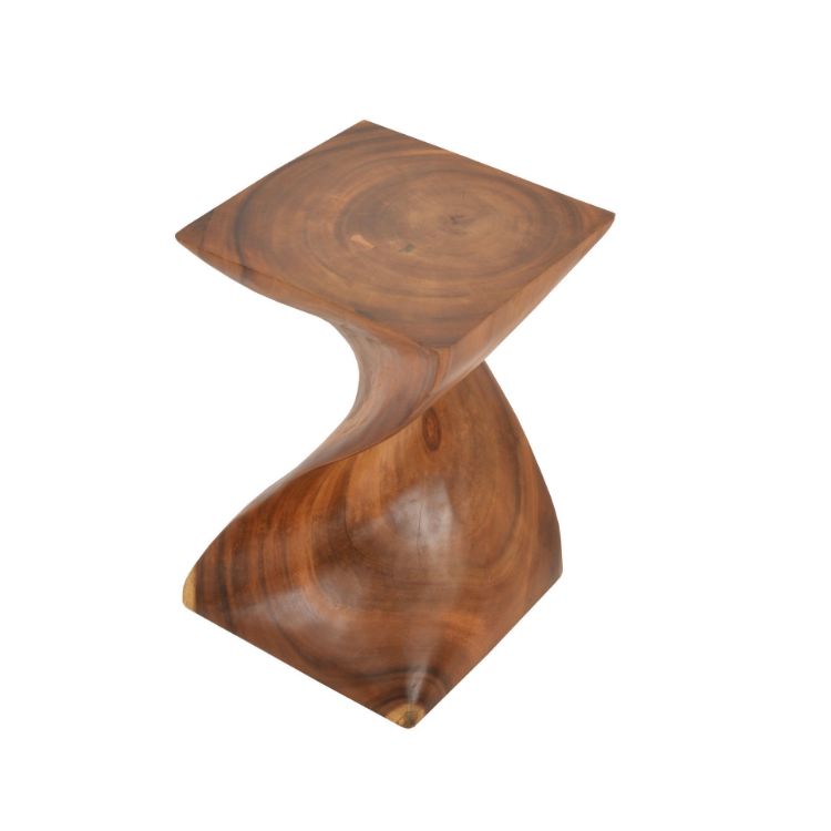 Picture of Twist Teak Side Table