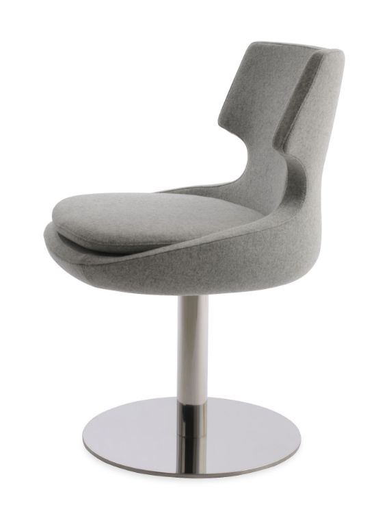 Picture of Patara Round Swivel Dining Chair
