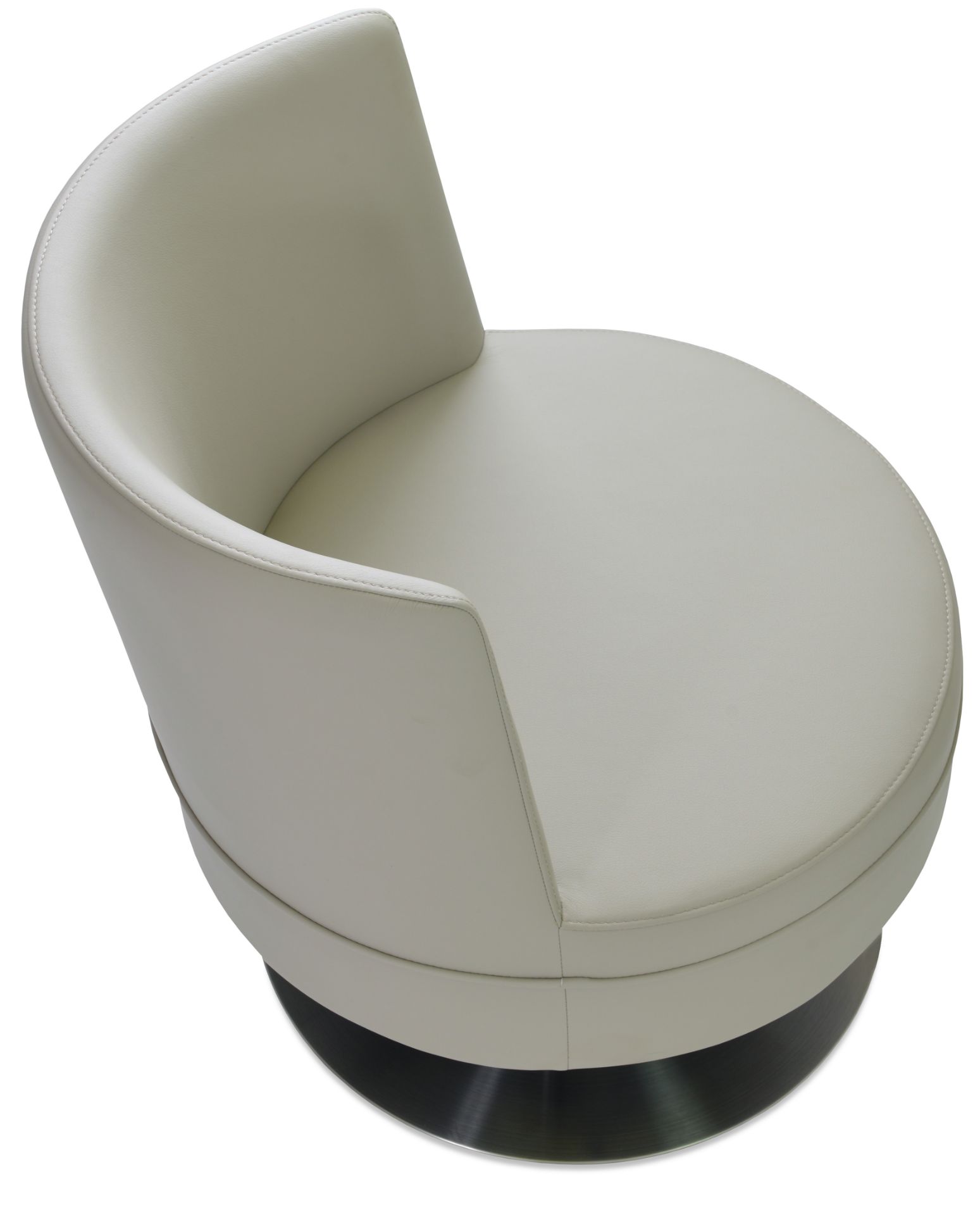 Hilton Round Swivel Lounge Chair Modern Luxury Furniture Store in