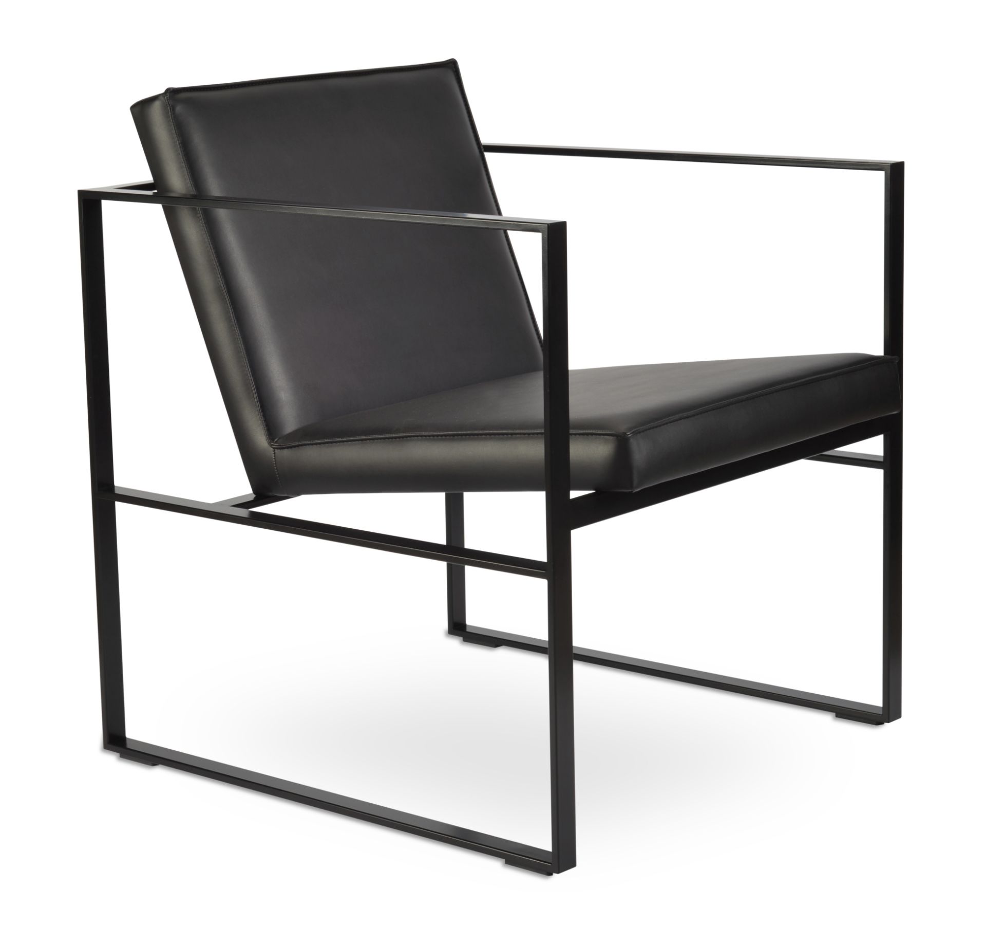 Cube Metal Lounge Chair Modern Luxury Furniture Store In Paramus Nj