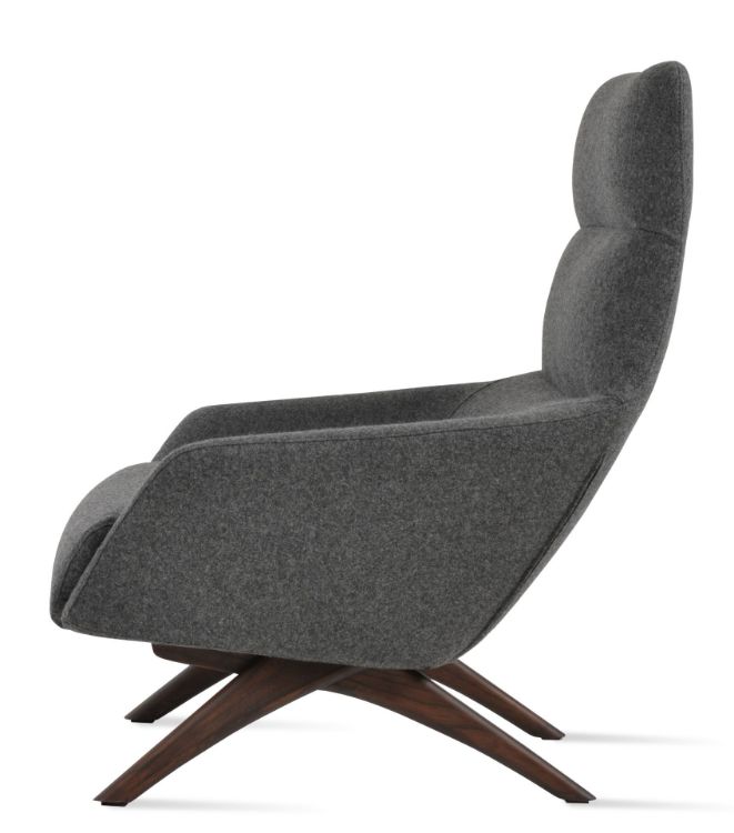 Picture of Barcelona X-Wood Lounge Chair