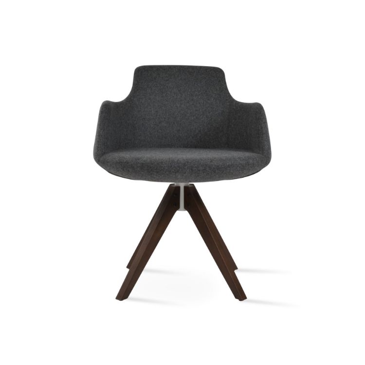 Picture of Dervish Pyramid Swivel Dining Chair