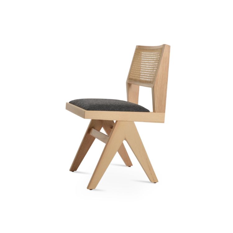 Picture of Pierre J Dining Chair Soft Seat & Back Natural Cane