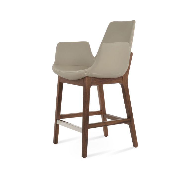 Picture of Eiffel Arm Wood Bar Stool