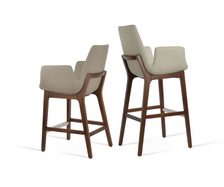 Picture of Eiffel Arm Wood Bar Stool