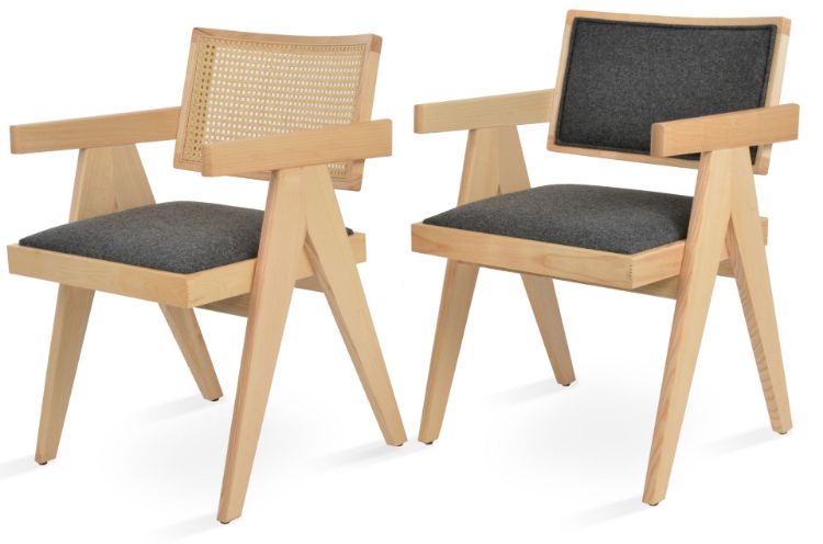 Picture of Pierre J Armchair Half Wicker