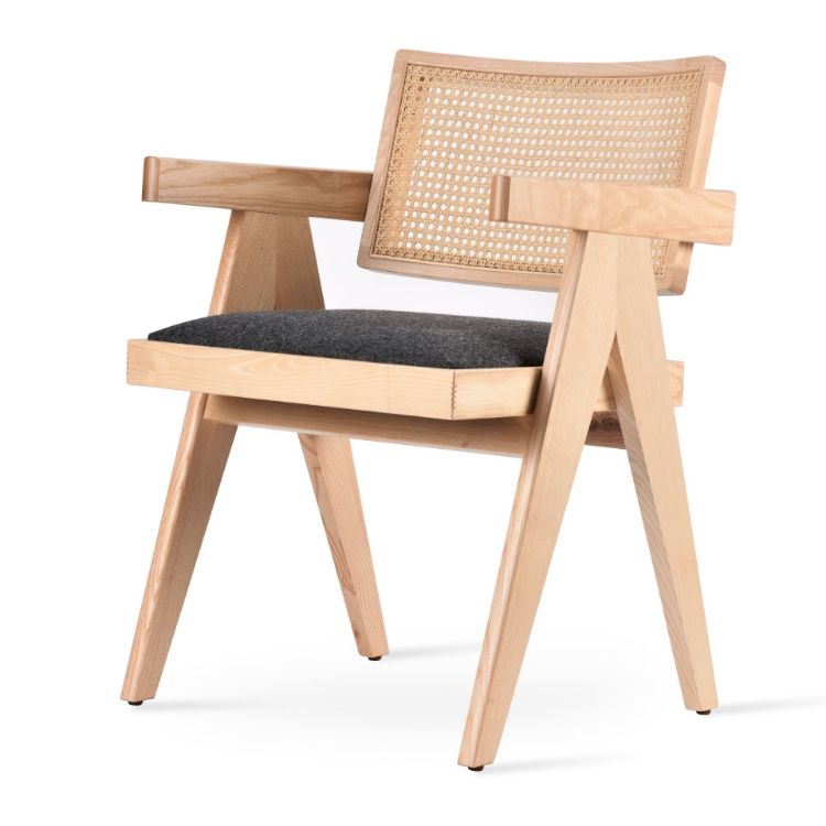 Picture of Pierre J Armchair Half Wicker