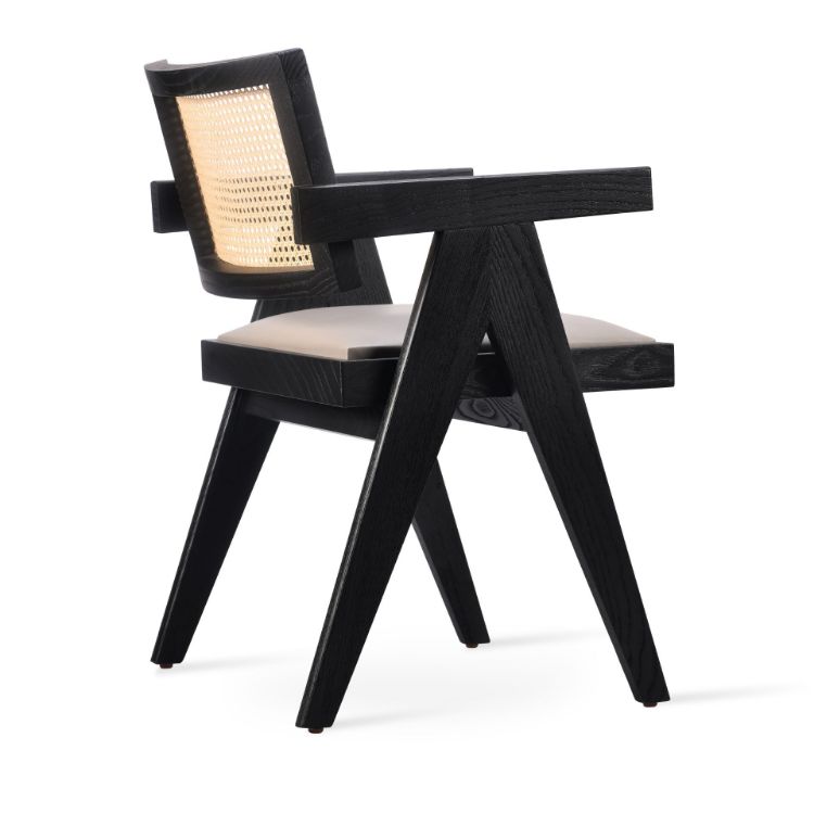 Picture of Pierre J Armchair Half Wicker