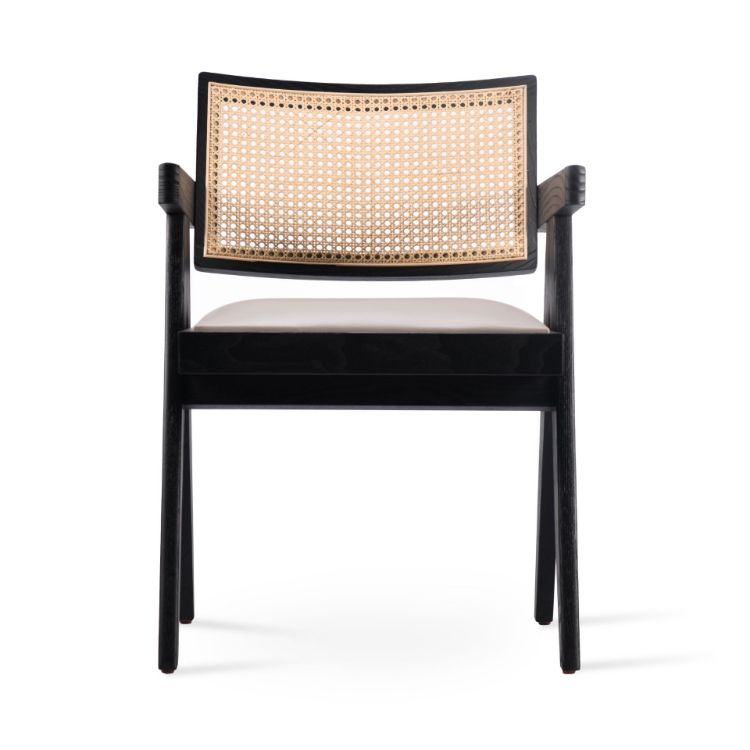 Picture of Pierre J Armchair Half Wicker