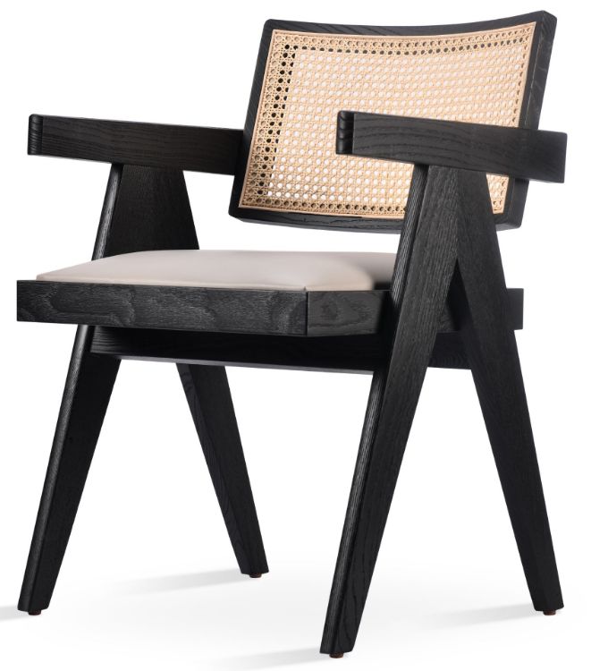 Picture of Pierre J Armchair Half Wicker
